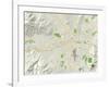 Political Map of Reno, NV-null-Framed Art Print