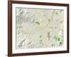 Political Map of Reno, NV-null-Framed Art Print