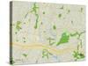 Political Map of Reston, VA-null-Stretched Canvas