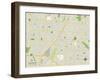 Political Map of Richardson, TX-null-Framed Art Print