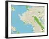 Political Map of Richmond, CA-null-Framed Art Print