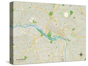 Political Map of Richmond, VA-null-Stretched Canvas