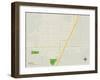 Political Map of Rigby, ID-null-Framed Art Print