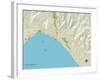 Political Map of Rio Del Mar, CA-null-Framed Art Print