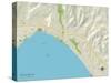 Political Map of Rio Del Mar, CA-null-Stretched Canvas