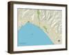 Political Map of Rio Del Mar, CA-null-Framed Art Print