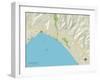 Political Map of Rio Del Mar, CA-null-Framed Art Print