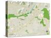 Political Map of Riverside, CA-null-Stretched Canvas