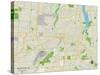 Political Map of Rochester, NY-null-Stretched Canvas