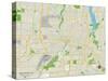 Political Map of Rochester, NY-null-Stretched Canvas