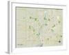 Political Map of Rockford, IL-null-Framed Art Print