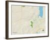 Political Map of Rockville, CT-null-Framed Art Print