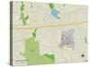 Political Map of Ronkonkoma, NY-null-Stretched Canvas