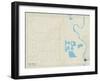 Political Map of Roseland, LA-null-Framed Art Print