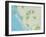 Political Map of Rotonda, FL-null-Framed Art Print