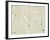 Political Map of Ruston, LA-null-Framed Art Print