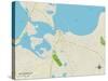 Political Map of Sag Harbor, NY-null-Stretched Canvas