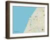 Political Map of Saint Joseph, MI-null-Framed Art Print