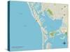Political Map of Saint Pete Beach, FL-null-Stretched Canvas