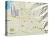Political Map of Salt Lake City, UT-null-Stretched Canvas