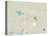 Political Map of San Angelo, TX-null-Stretched Canvas