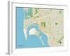 Political Map of San Diego, CA-null-Framed Art Print