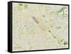 Political Map of San Jose, CA-null-Framed Stretched Canvas