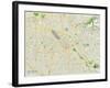 Political Map of San Jose, CA-null-Framed Art Print