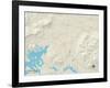 Political Map of Sandwich, NH-null-Framed Art Print