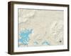 Political Map of Sandwich, NH-null-Framed Art Print