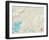 Political Map of Sandwich, NH-null-Framed Art Print