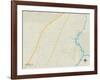 Political Map of Satsuma, AL-null-Framed Art Print