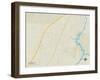 Political Map of Satsuma, AL-null-Framed Art Print