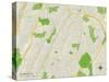 Political Map of Scarsdale, NY-null-Stretched Canvas