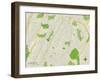 Political Map of Scarsdale, NY-null-Framed Art Print