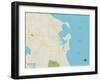 Political Map of Scituate, MA-null-Framed Art Print