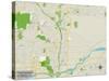 Political Map of Scottsdale, AZ-null-Stretched Canvas