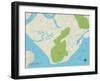 Political Map of Seabrook Island, SC-null-Framed Art Print