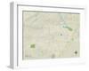 Political Map of Searcy, AR-null-Framed Art Print