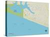 Political Map of Seaside, FL-null-Stretched Canvas