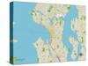 Political Map of Seattle, WA-null-Stretched Canvas