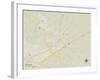 Political Map of Selma, NC-null-Framed Art Print