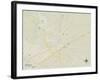 Political Map of Selma, NC-null-Framed Art Print