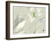 Political Map of Sewanee, TN-null-Framed Art Print