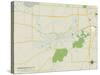 Political Map of Sheboygan Falls, WI-null-Stretched Canvas