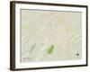 Political Map of Siler City, NC-null-Framed Art Print