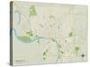 Political Map of Sioux City, IA-null-Stretched Canvas