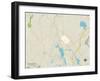 Political Map of Smithfield, RI-null-Framed Art Print