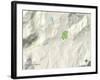 Political Map of Snowmass Village, CO-null-Framed Art Print