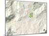 Political Map of Snowmass Village, CO-null-Mounted Art Print